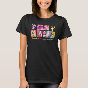 T-shirt Tie Dye Pour le Choix Le Droit De Choisir Elementa