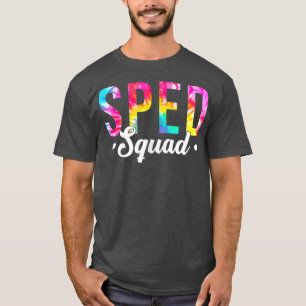 T-shirt Tie Dye Spad Squad Spécial Ed Teacher Retour À Sch