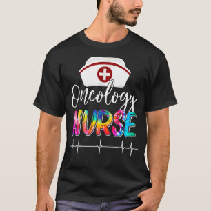T-shirt Tie Dye Stethoscope Oncologie Infirmière Journée I