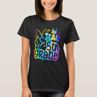 T-shirt Tie Dye Team Fifth 5th Grade Teacher Student Back