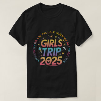 T-shirt Tie Dye Trip 2025 Trouble Quand Nous Sommes Ensemb