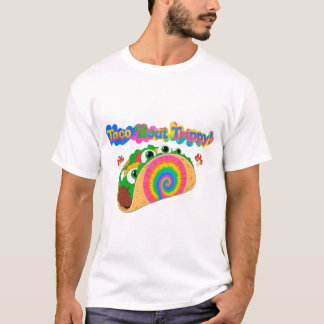 T-shirt Tie-Dye Trippy Taco – Drôle Coloré Nourrit