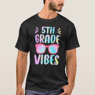 T-shirt Tie Dye Vibes de 5e année 5e année Escadron de 1èr