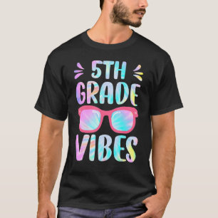 T-shirt Tie Dye Vibes de 5e année 5e année Escadron de 1èr