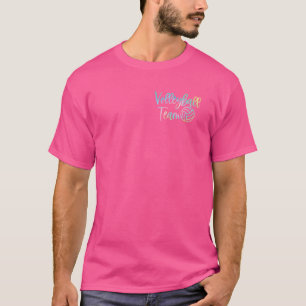 T-shirt Tie Dye Volleyball Team Pocket Volleyball Jeu Da