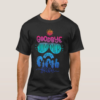 T-shirt Tiedye Bonjour Cinquième 5e Année Enseignant Premi