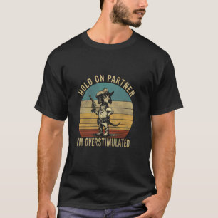 T-shirt Tiens Bon Partenaire Je Suis Un Dachshund Cow-Boy