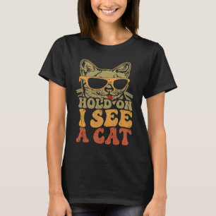 T-shirt Tiens, je vois un chat  Chat  Citations Saint-Vale