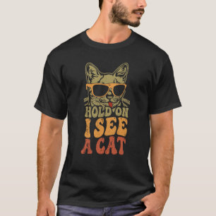 T-shirt Tiens, je vois un chat Dictons de chat Saint-Valen