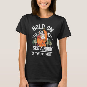 T-shirt Tiens, je vois un rocher Blagues de géologue pares