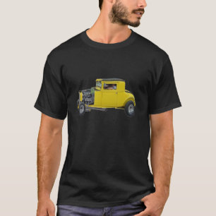 T-shirt Tige-Noir chaud du Hudson du jaune 32