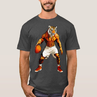 T-shirt Tiger Basketball / Joueur de basket-ball