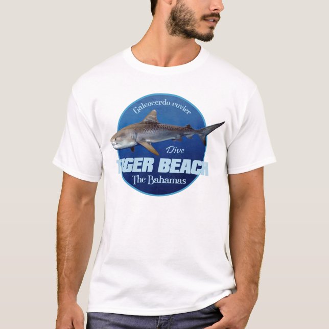 T-shirt Tiger Beach (DD2) (Devant)