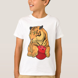 T-shirt Tiger Bowling Bowling boule