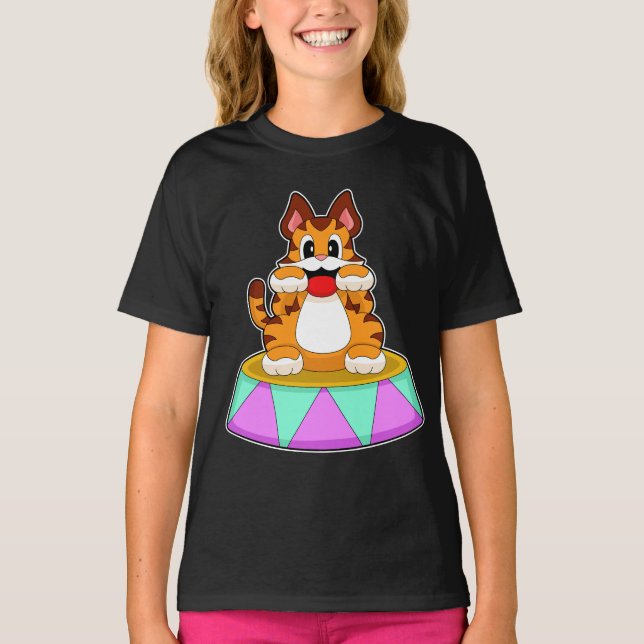 T-shirt Tiger Circus (Devant)