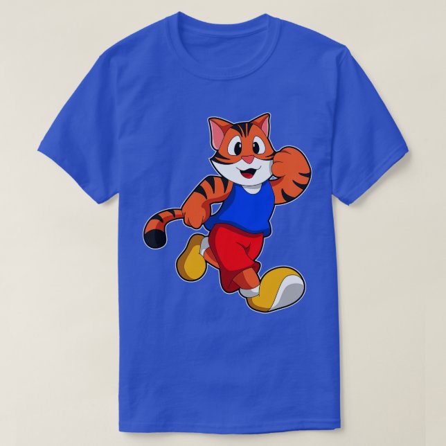 T-shirt Tiger coureur à Jogging (Design devant)