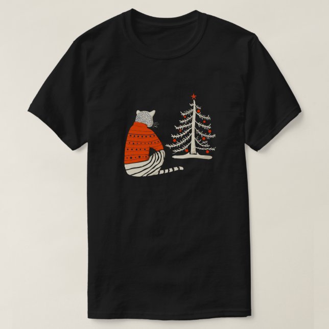 T-shirt Tiger en attente de Noël (Design devant)