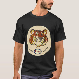 T-shirt Tiger Esso Compagnie de pétrole classique vintage