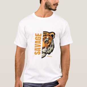 T-shirt Tiger Eyes Full Of Fire