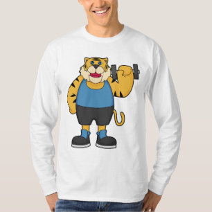 T-shirt Tiger Fitness Dumbbell