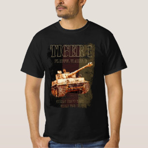 T-shirt Tiger I Allemand 2ÈME GUERRE MONDIALE de chars lou