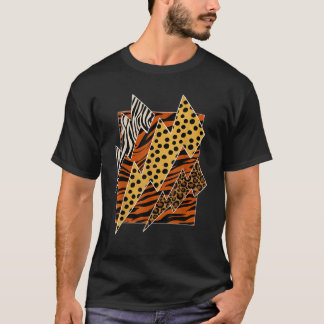 T-shirt Tiger Leopard Cheetah Zebra Poster de animal de fo