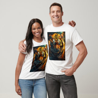 T-shirt Tiger nouveau design pour les hommes et les femmes