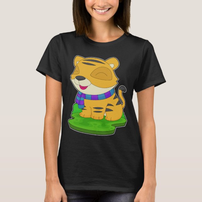 T-shirt Tiger Scarf (Devant)
