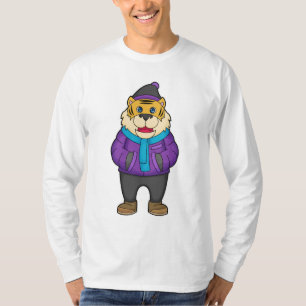T-shirt Tiger Scarf Beanie