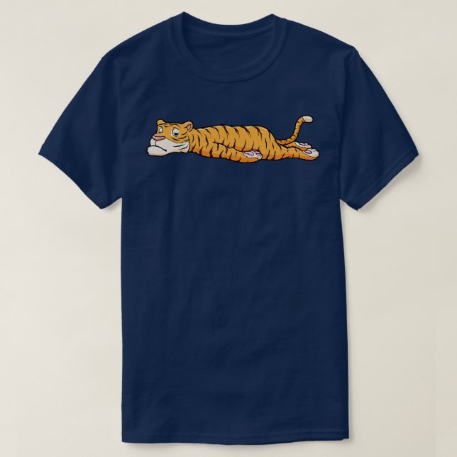 T-shirt Tiger se repose (Design devant)
