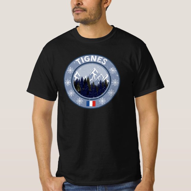 T-shirt Tignes Station de ski (Devant)