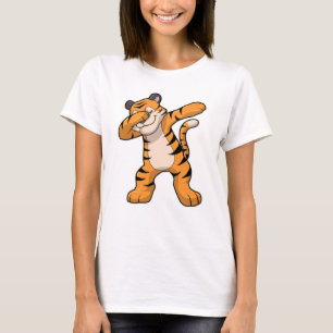 T-shirt Tigre à Hip hop Dance Dab