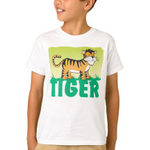 Tigre amical d'enfant