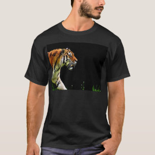 T-shirt Tigre approchant - Oeuvres d'art d'animaux sauvage