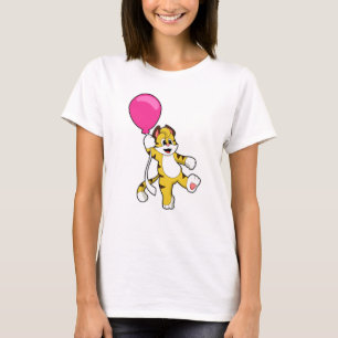 T-shirt Tigre avec ballon