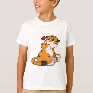 T-shirt Tigre avec coeur