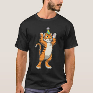 T-shirt Tigre avec parti casquette