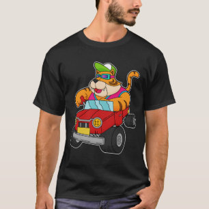 T-shirt Tigre avec voiture