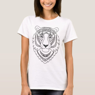 T-shirt Tigre blanc inspiré