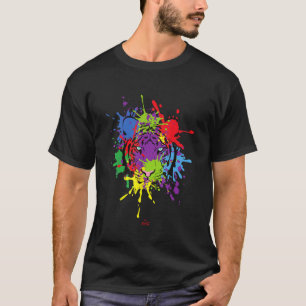 T-shirt Tigre coloré