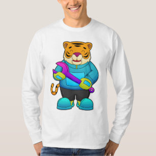 T-shirt Tigre comme mécanique avec clé