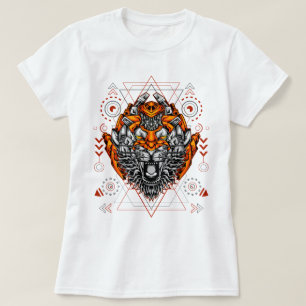 T-shirt Tigre Cybernétique