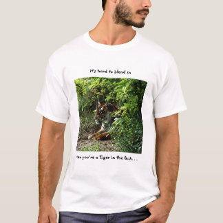 T-shirt Tigre dans Bush