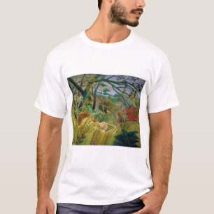 T-shirt Tigre dans une tempête tropicale, Rousseau