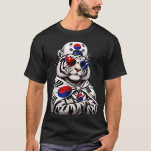 T-shirt Tigre de la fierté nationale de la Corée du Sud