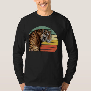 T-shirt Tigre de Sibérie Animal en Voie de Disparition Rét