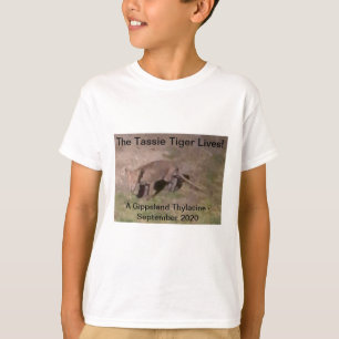 T-shirt Tigre de Tasmanie de Thylacine