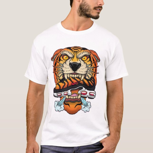T-shirt Tigre Dix (Devant)