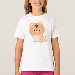 T-shirt Tigre doux et doré