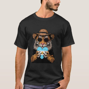 T-shirt Tigre Drapeau Argentin Racines Argentines Cœur Arg
